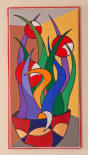 Uitvoering : Acryl op doek, 60 x 125 cm, Beschikbaar